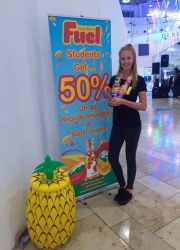 drink sampling staff silverburn shoping centre