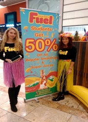 promo girls Silverburn Glasgow